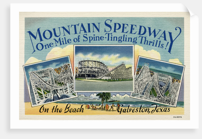 Advertisement for Mountain Speedway by Anonymous
