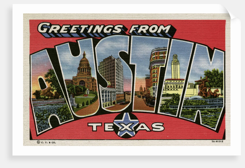 Greeting Card from Austin, Texas by Anonymous