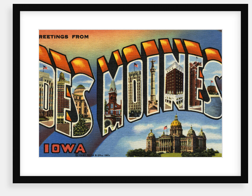 Greeting Card from Des Moines, Iowa by Anonymous