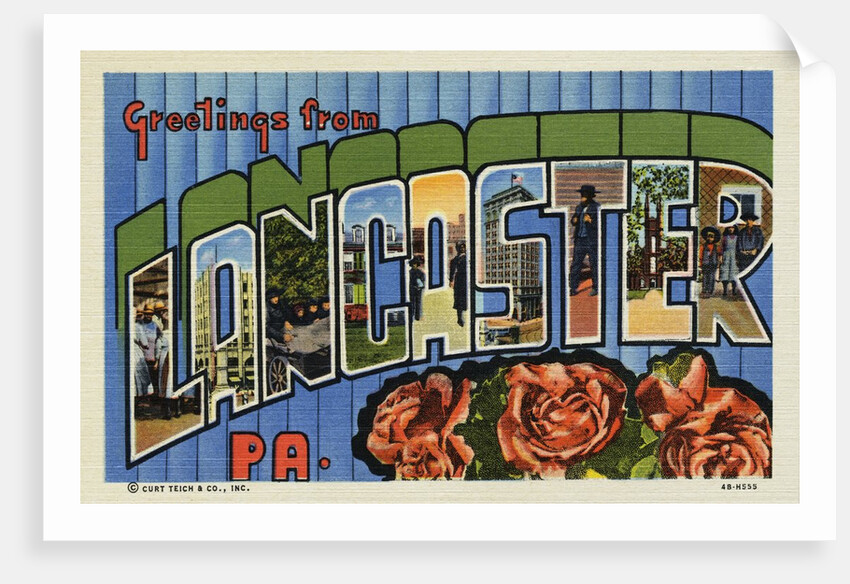 Greeting Card from Lancaster, Pennsylvania by Anonymous