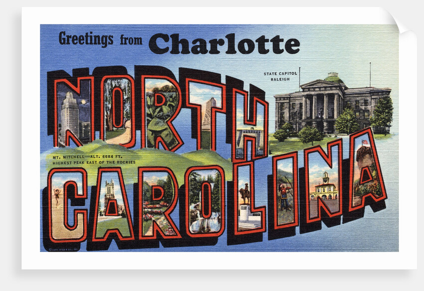Greeting Card from Charlotte, North Carolina by Anonymous