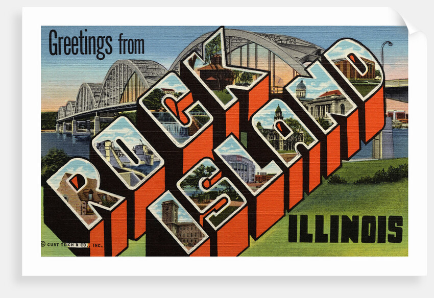 Greeting Card from Rock Island, Illinois by Anonymous