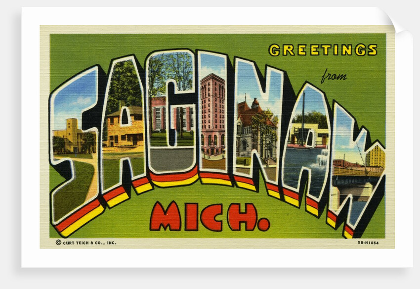 Greeting Card from Saginaw, Michigan by Anonymous