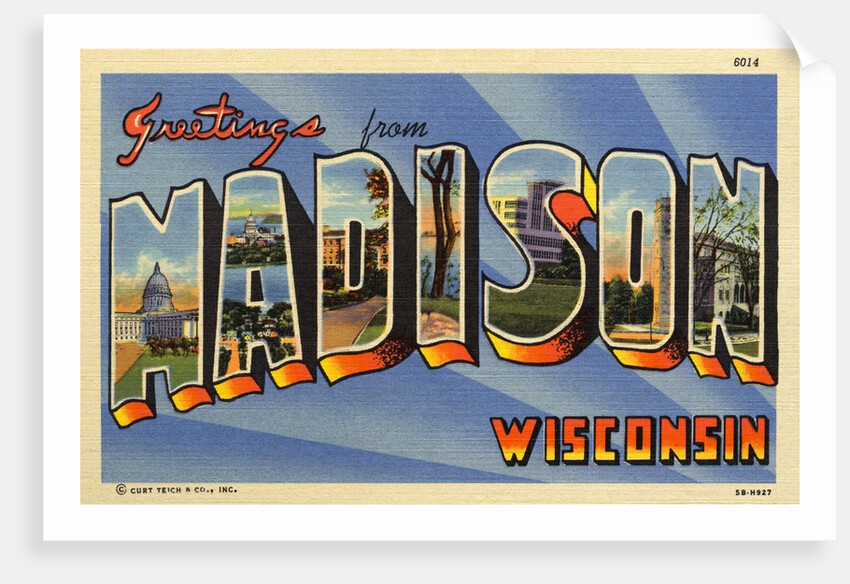 Greeting Card from Madison, Wisconsin by Anonymous