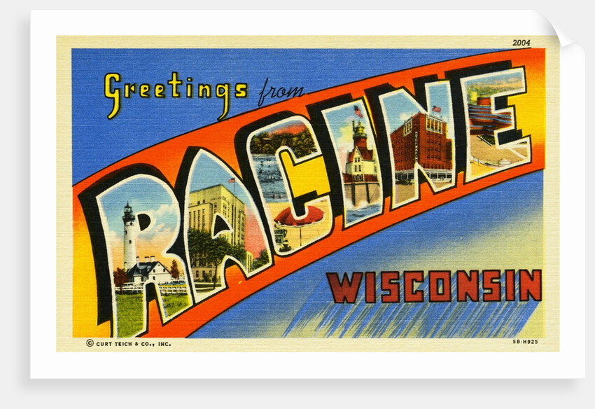 Greeting Card from Racine, Wisconsin by Anonymous