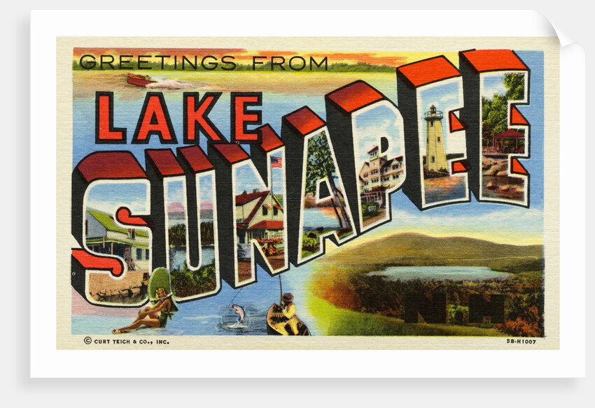 Greeting Card from Lake Sunapee by Anonymous