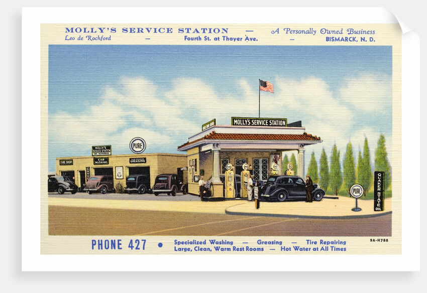 Molly's Service Station by Anonymous