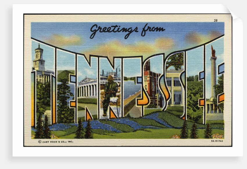 Greeting Card from Tennessee by Anonymous