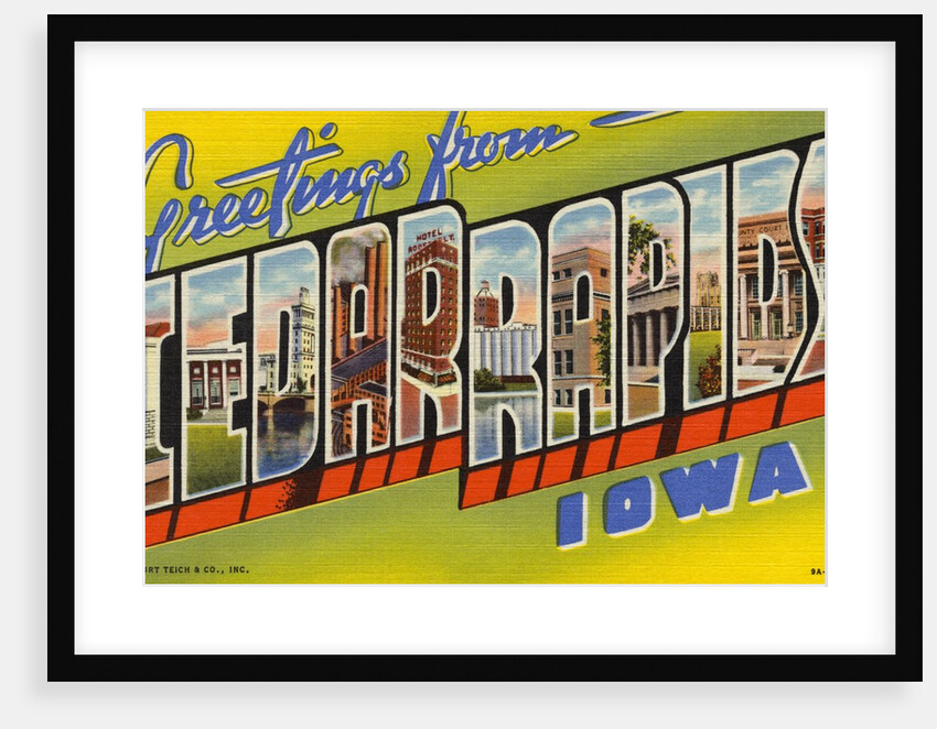 Greeting Card from Cedar Rapids, Iowa by Anonymous