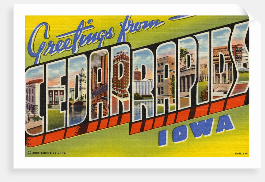 Greeting Card from Cedar Rapids, Iowa by Anonymous