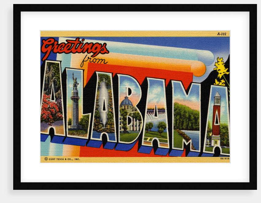 Greeting Card from Tuscaloosa, Alabama by Anonymous