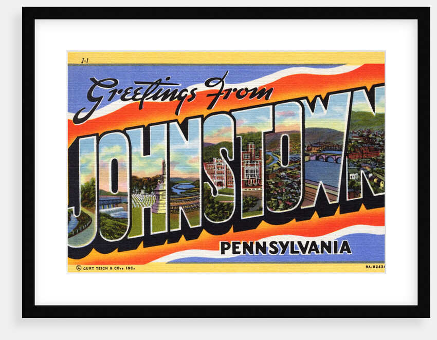 Greeting Card from Johnstown, Pennsylvania by Anonymous