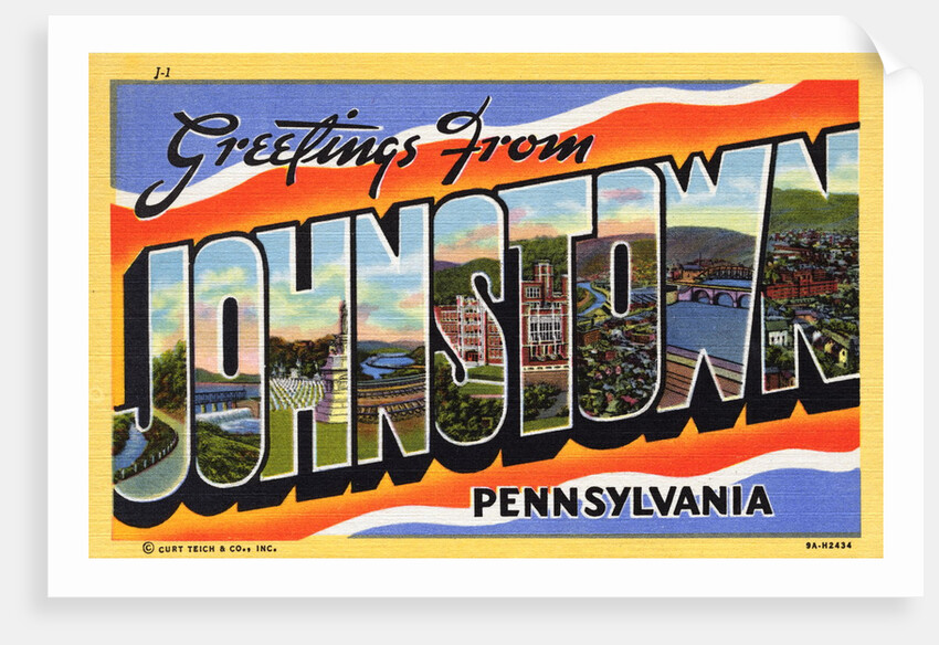 Greeting Card from Johnstown, Pennsylvania by Anonymous