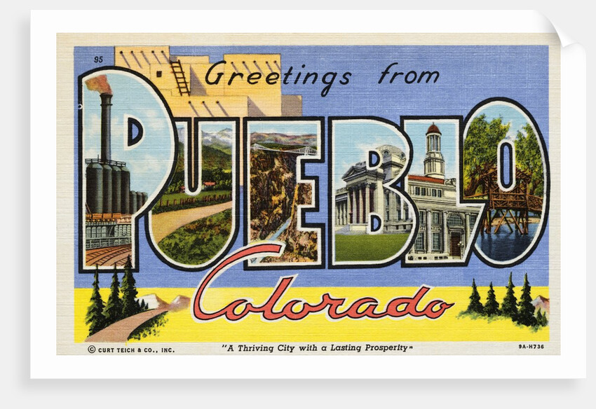 Greeting Card from Pueblo, Colorado by Anonymous