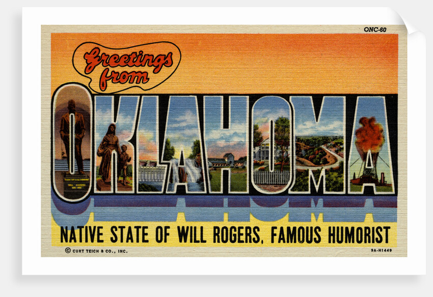 Greeting Card from Oklahoma by Anonymous