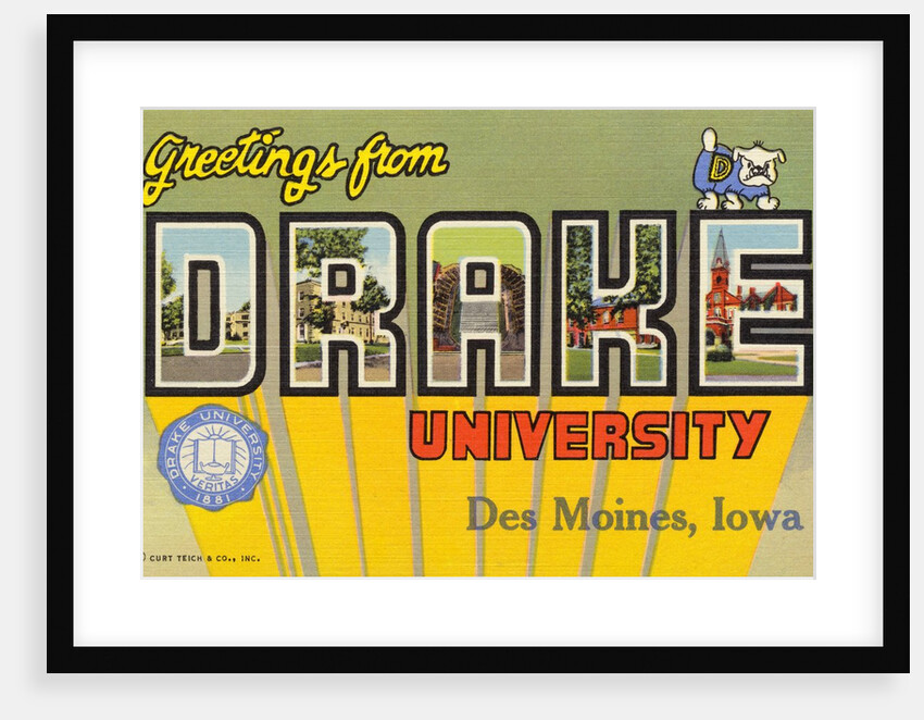 Postcard from Drake University by Anonymous