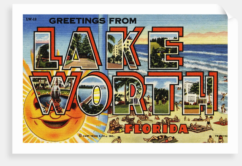 Greeting Card from Lake Worth, Florida by Anonymous