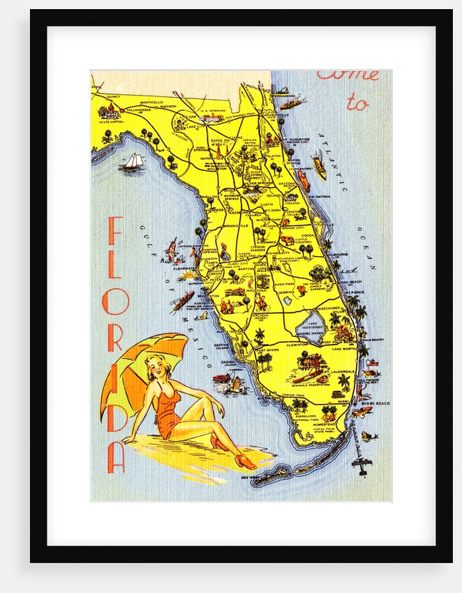 Map and Promotion for Florida by Anonymous