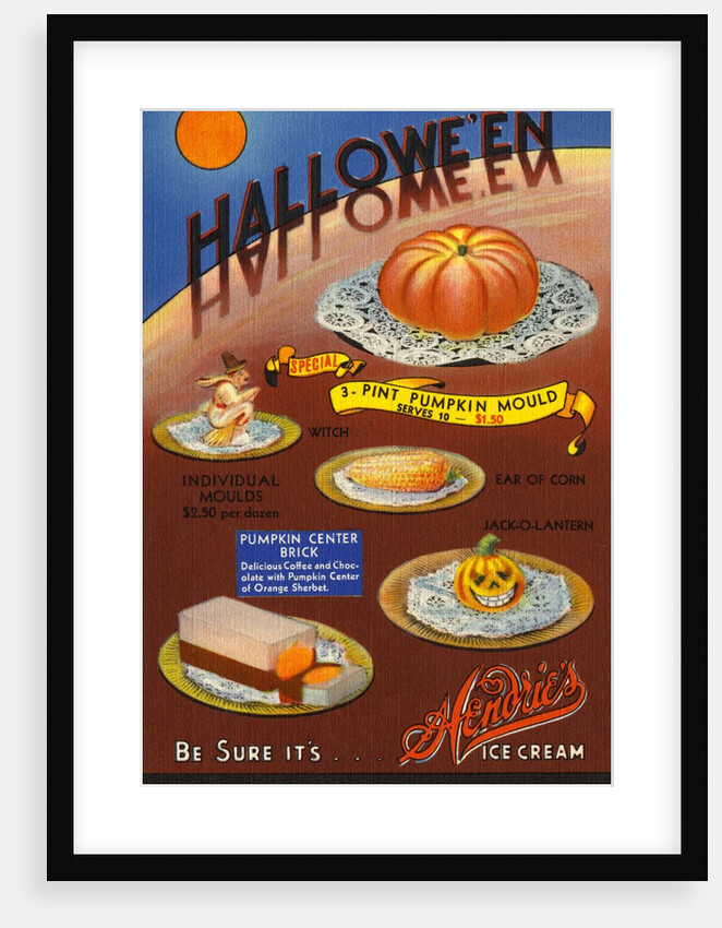 Advertisement for Hendrie's Ice Cream by Anonymous