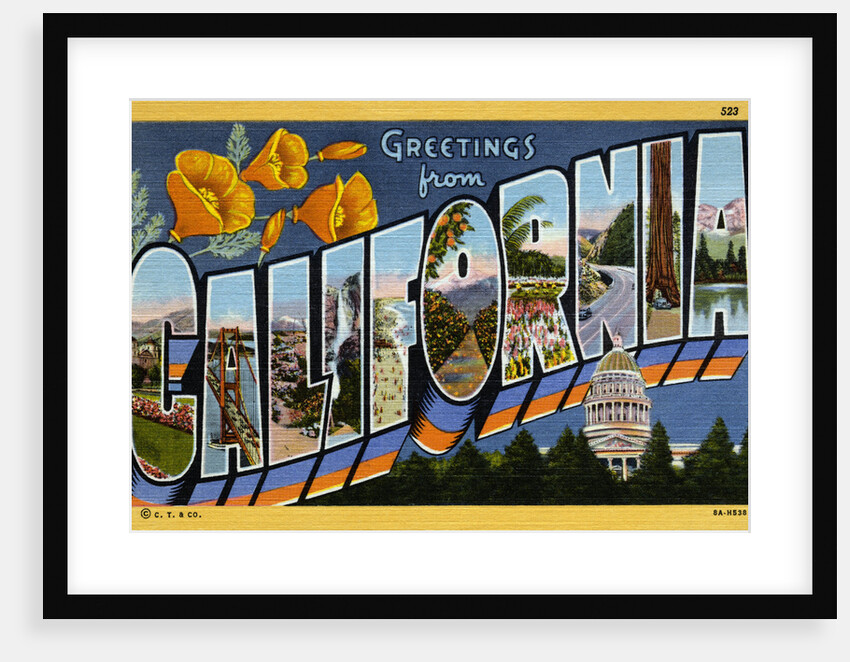 Greeting Card from California by Anonymous