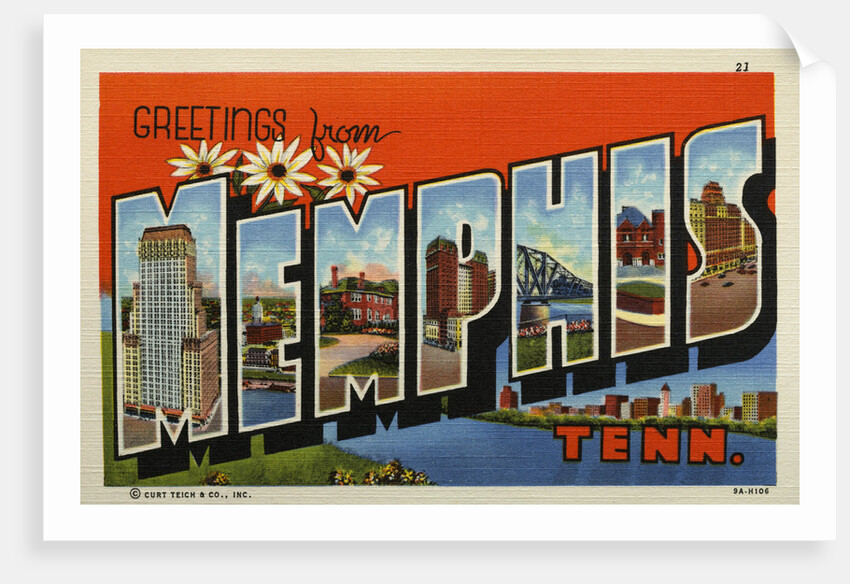 Greeting Card from Memphis by Anonymous