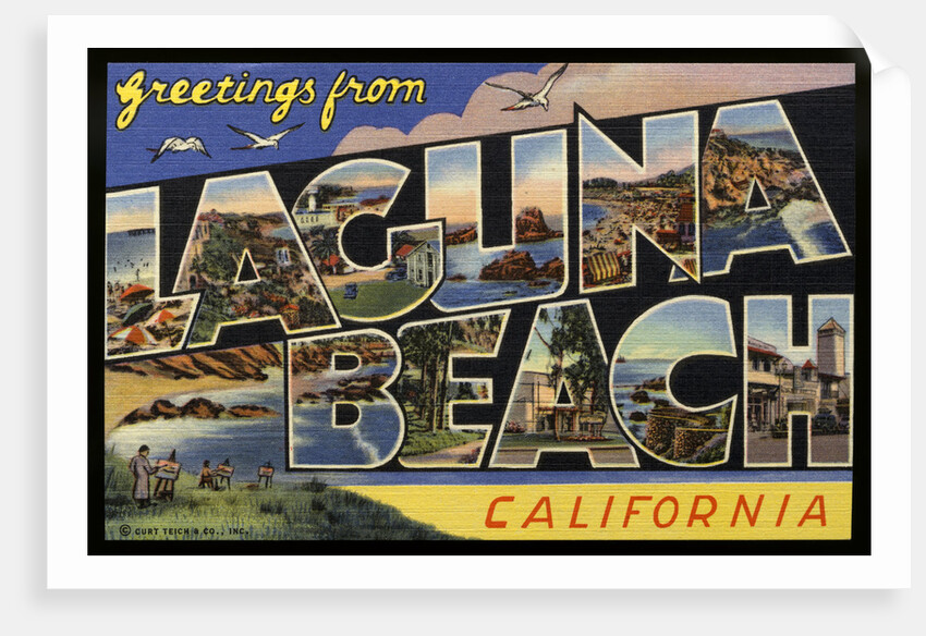 Greeting Card from Laguna Beach by Anonymous
