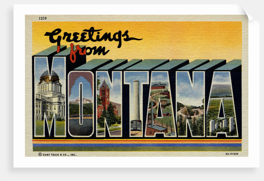 Greeting Card from Montana by Anonymous