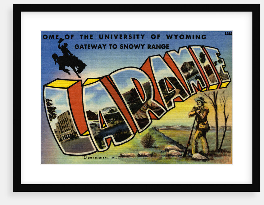Greeting Card from Wyoming by Anonymous