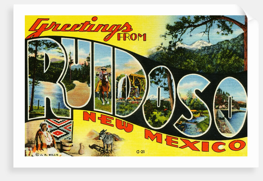 Greeting Card from New Mexico by Anonymous