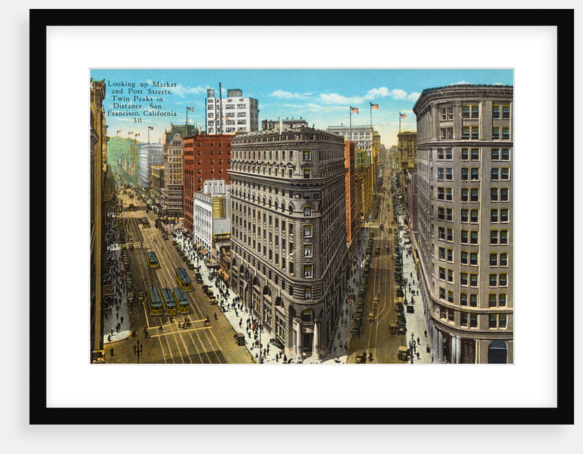 Market and Post Streets by Anonymous