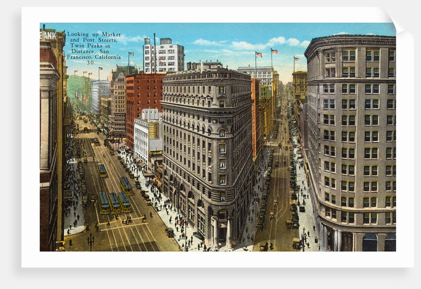 Market and Post Streets by Anonymous