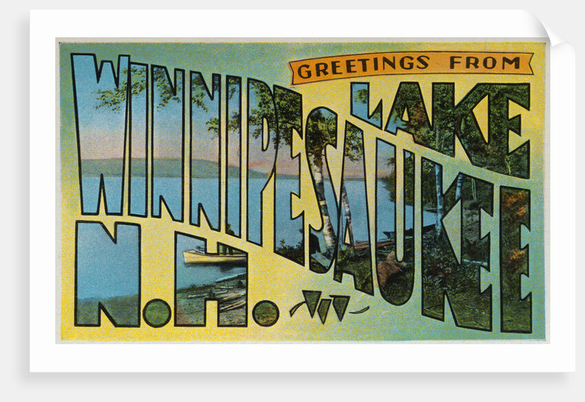 Postcard of Lake Winnipesaukee, New Hampshire by Anonymous