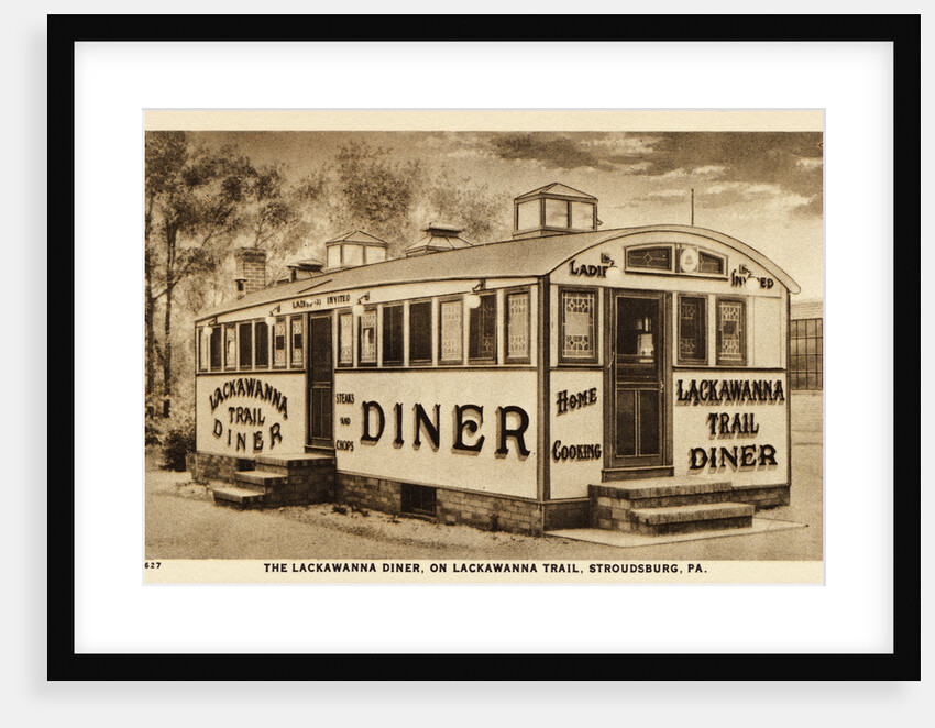 Postcard of the Lackawanna Trail Diner by Anonymous