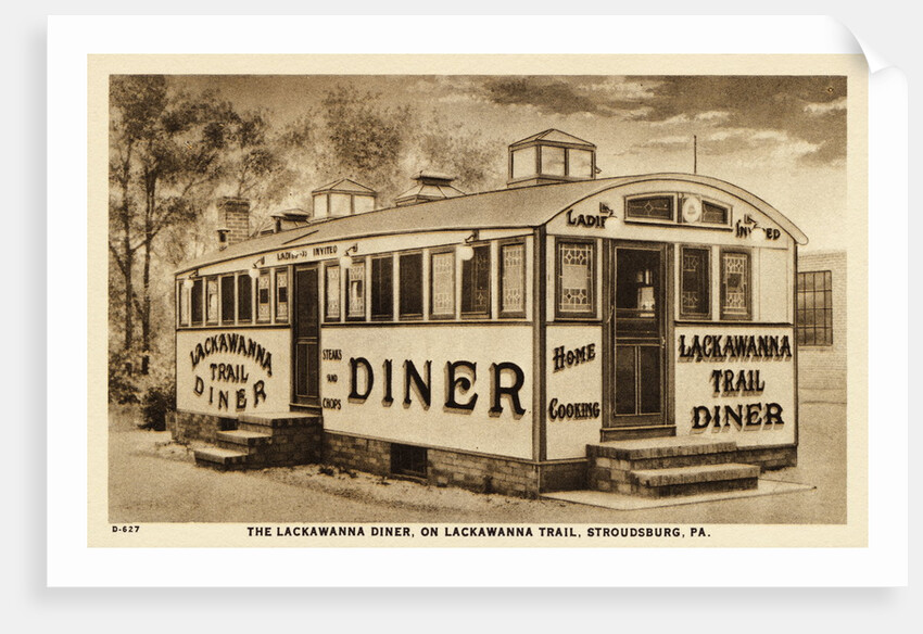 Postcard of the Lackawanna Trail Diner by Anonymous