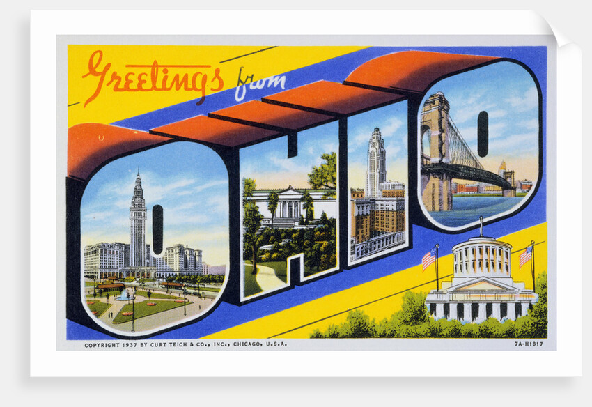 Postcard of Greetings from Ohio by Anonymous