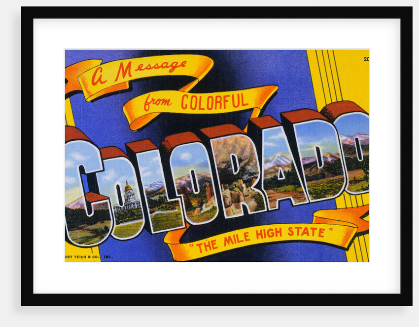 Postcard of Colorado by Anonymous