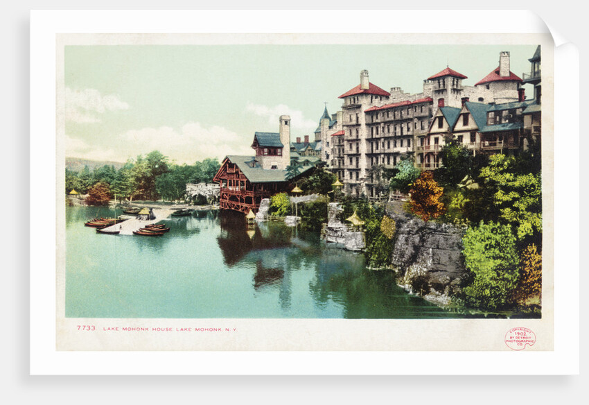 Lake Mohonk House Postcard by Anonymous