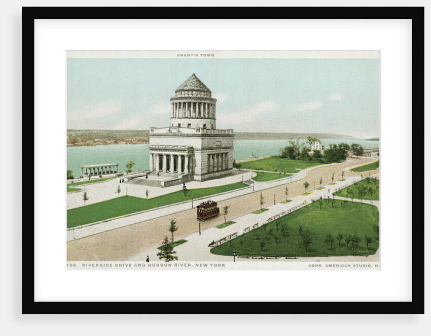 Grant's Tomb, Riverside Drive and Hudson River, New York Postcard by Anonymous