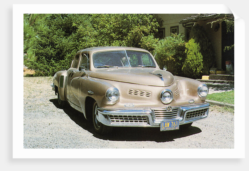 Postcard of a Wonder Car Made by Preston Tucker