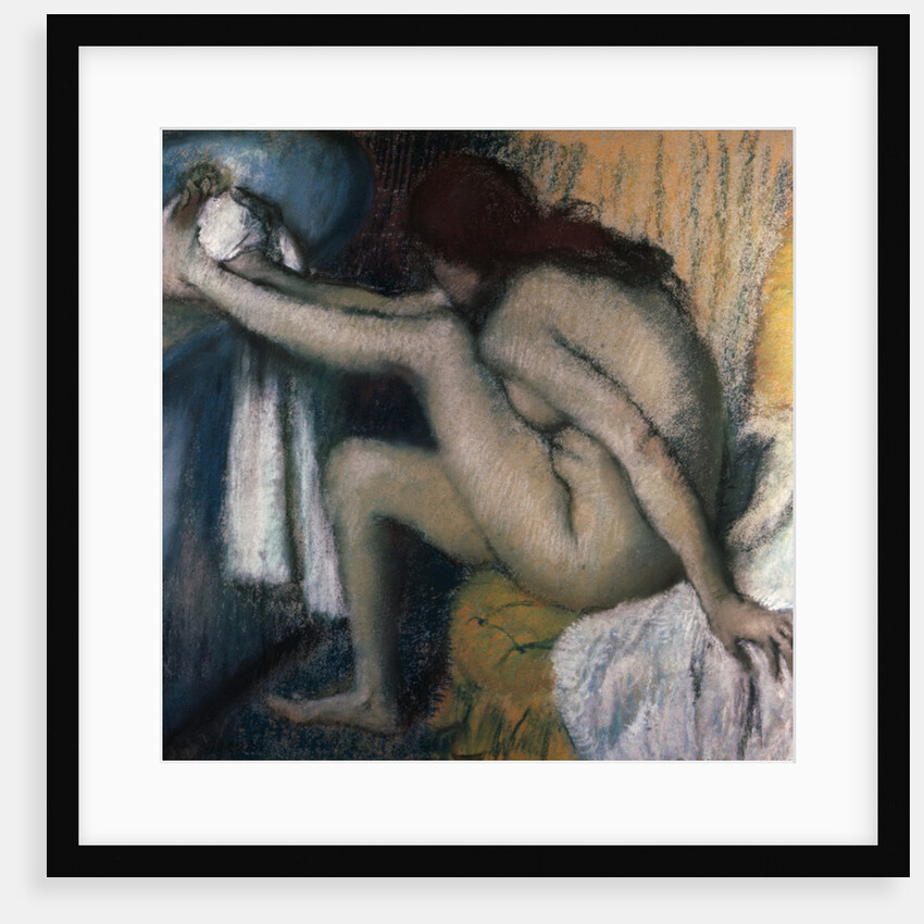 After the Bath by Edgar Degas