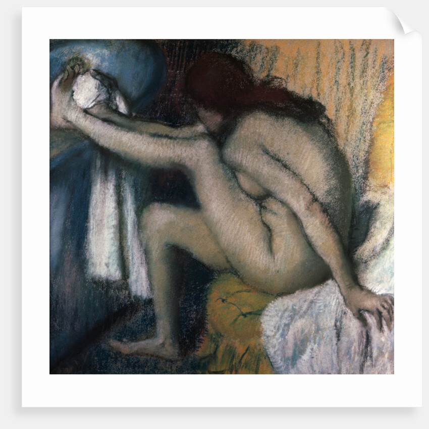 After the Bath by Edgar Degas