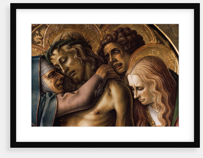 Detail of Pieta by Carlo Crivelli