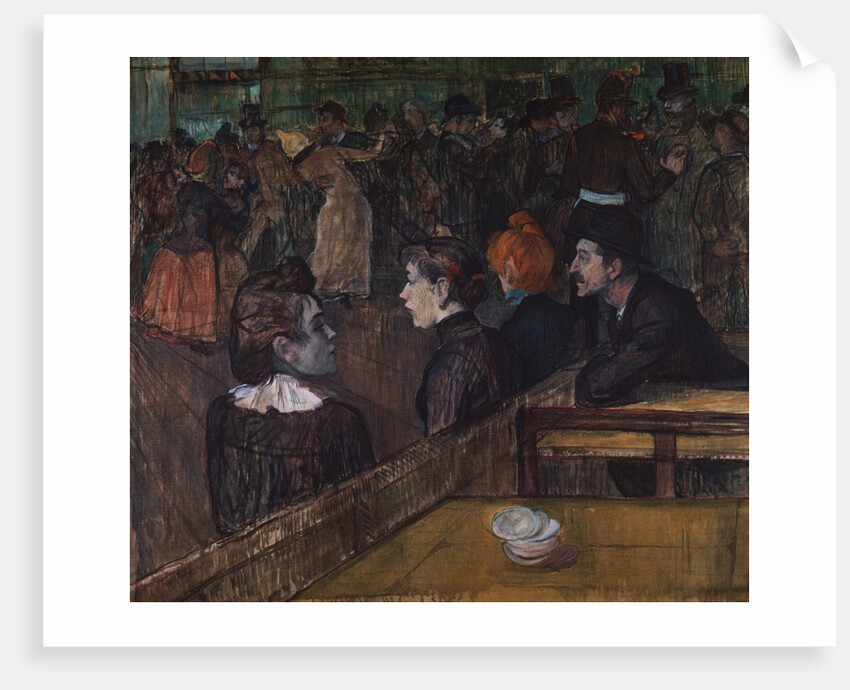 Dance at the Moulin de la Galette by Henri de Toulouse-Lautrec