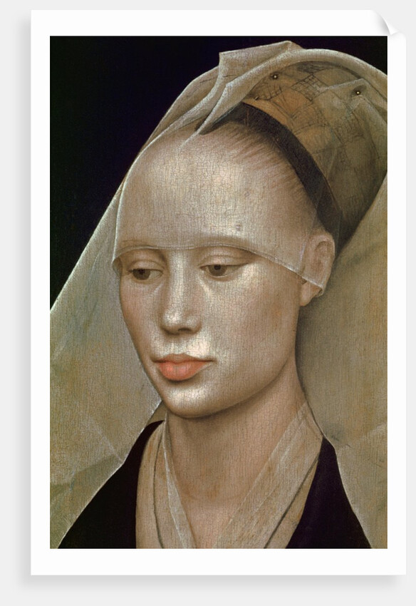 Detail of Portrait of a Lady by Rogier van der Weyden