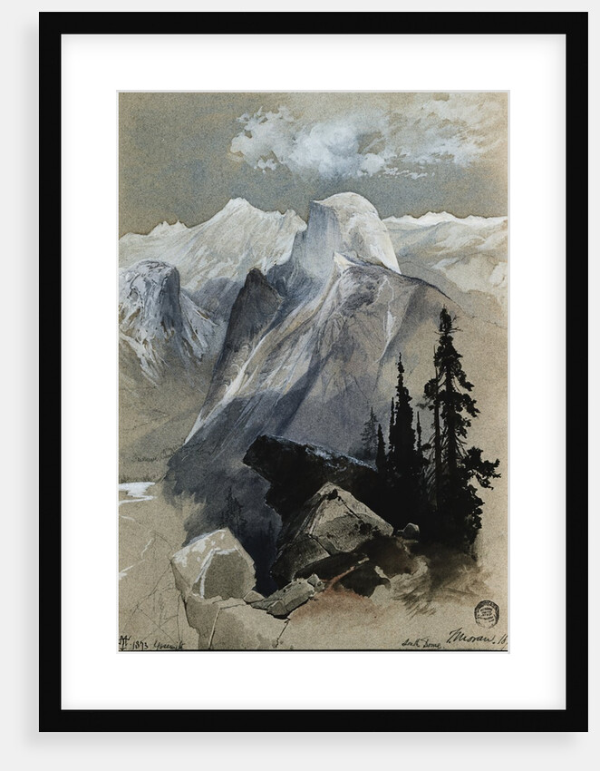 South Dome Yosemite by Thomas Moran