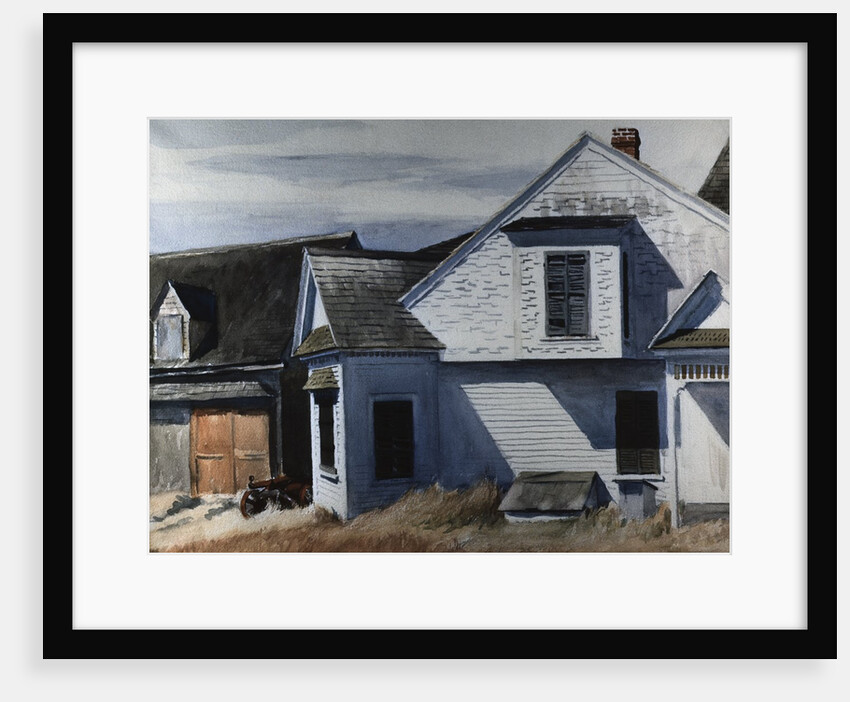 House on Pamet River by Edward Hopper