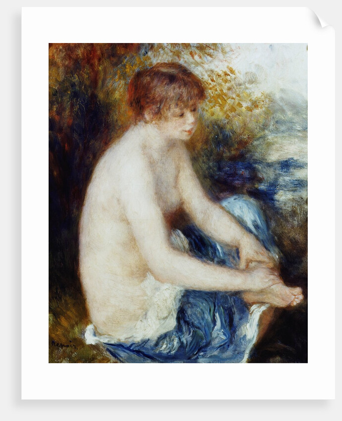 Little Blue Nude by Pierre-Auguste Renoir