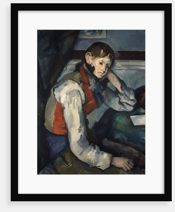 Boy in a Red Waistcoat by Paul Cezanne