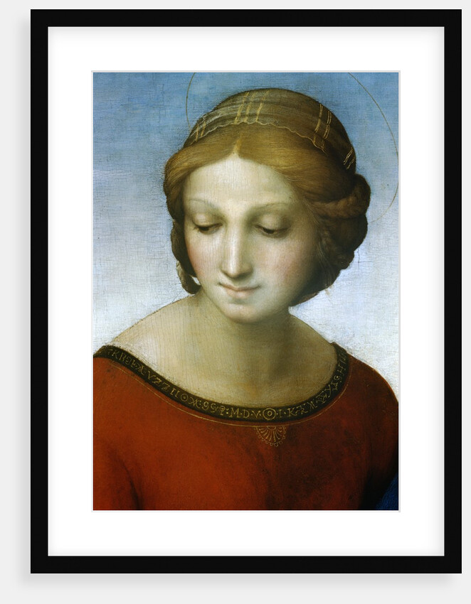 Detail of Madonna of the Meadow by Raphael