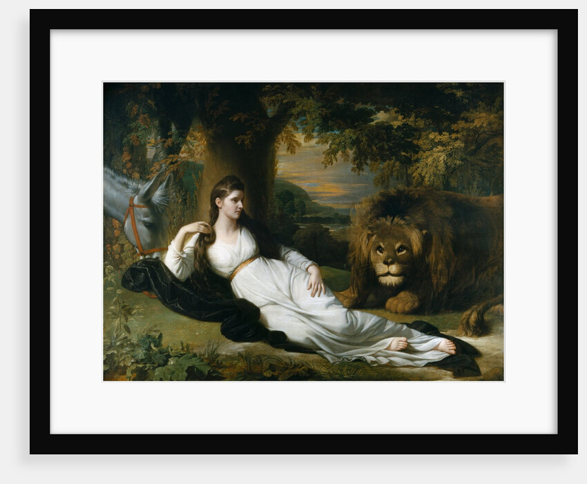 Mary Hall in the Character of Una by Benjamin West
